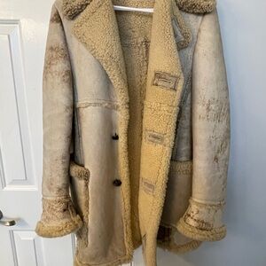 Woolrich sheep/lamb skin coat